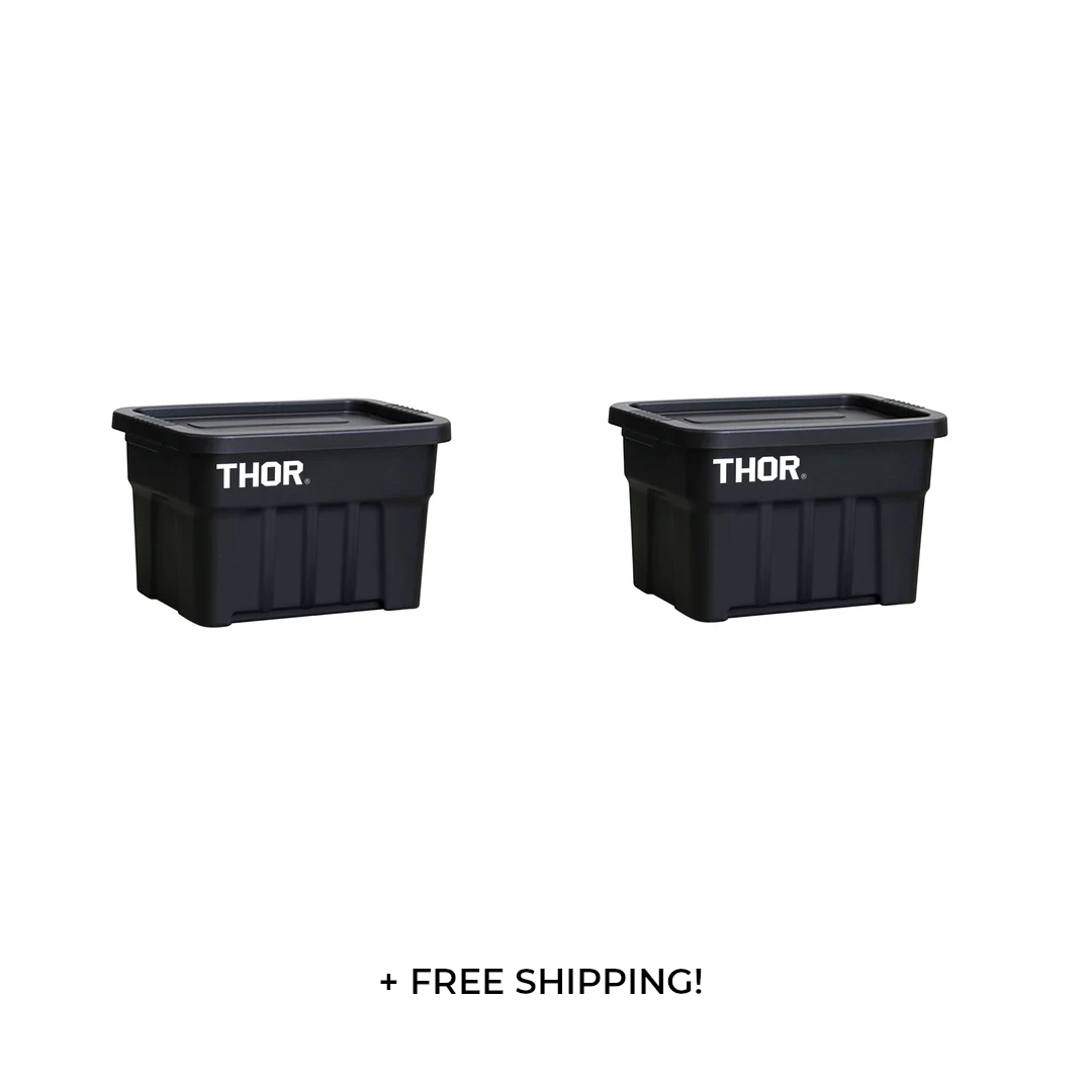 5110 THOR コンテナBOX 22L ブラック2個セット 5110 THOR コンテナBOX 22L ブラック2個セット Two 22L THOR