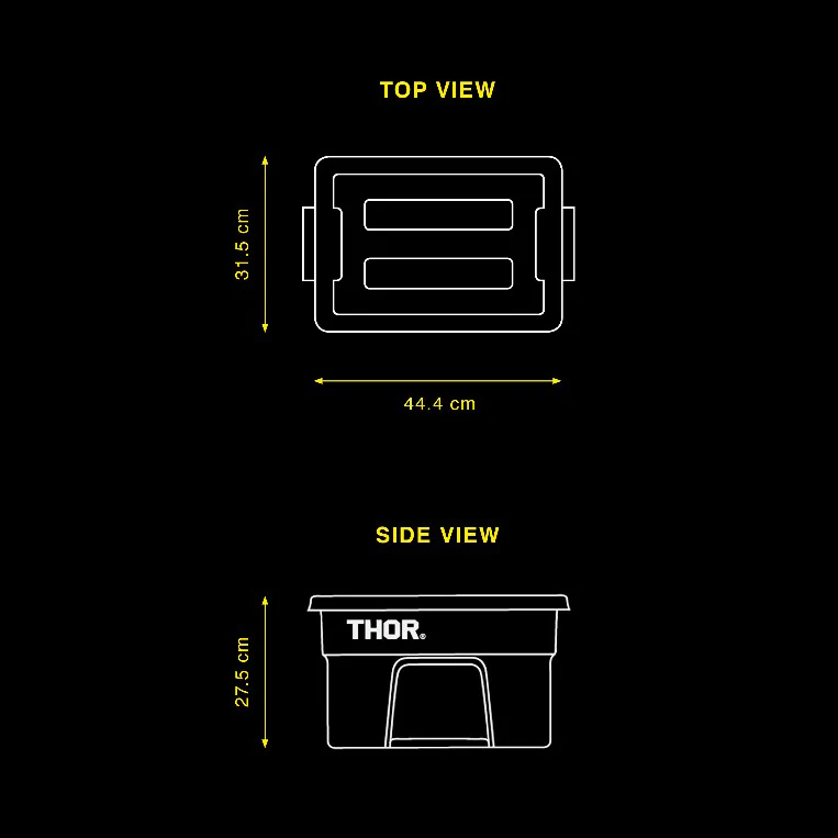 22L THOR Stackable Storage Box