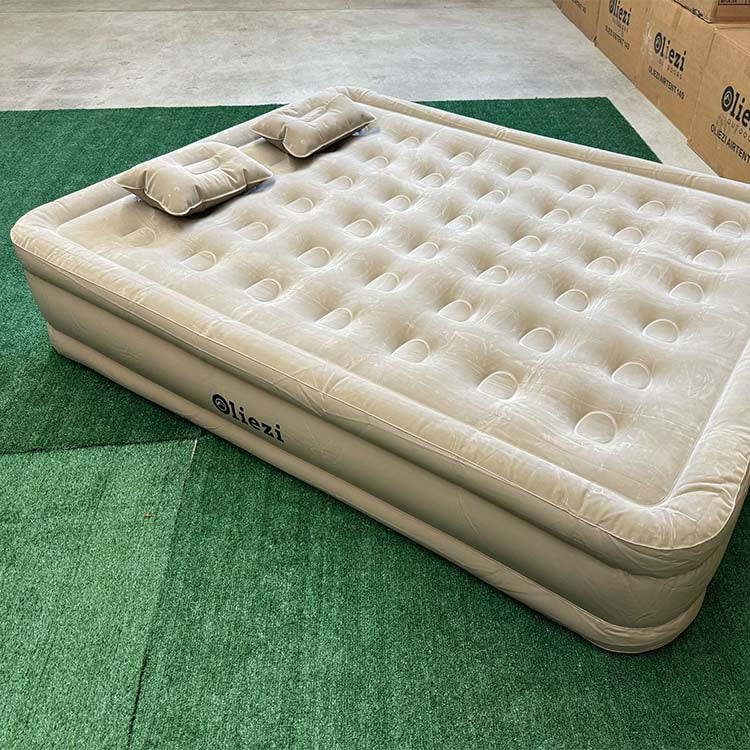Battery-Powered Queen Air Mattress | Oliezi Outdoors